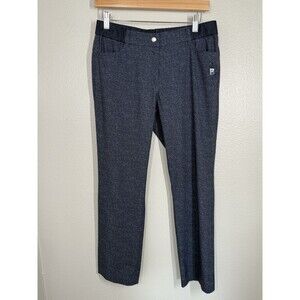 Bogner Navy Blue Golf Athletic Casual Dress Pants Men's Size 38 Logo Slacks $320